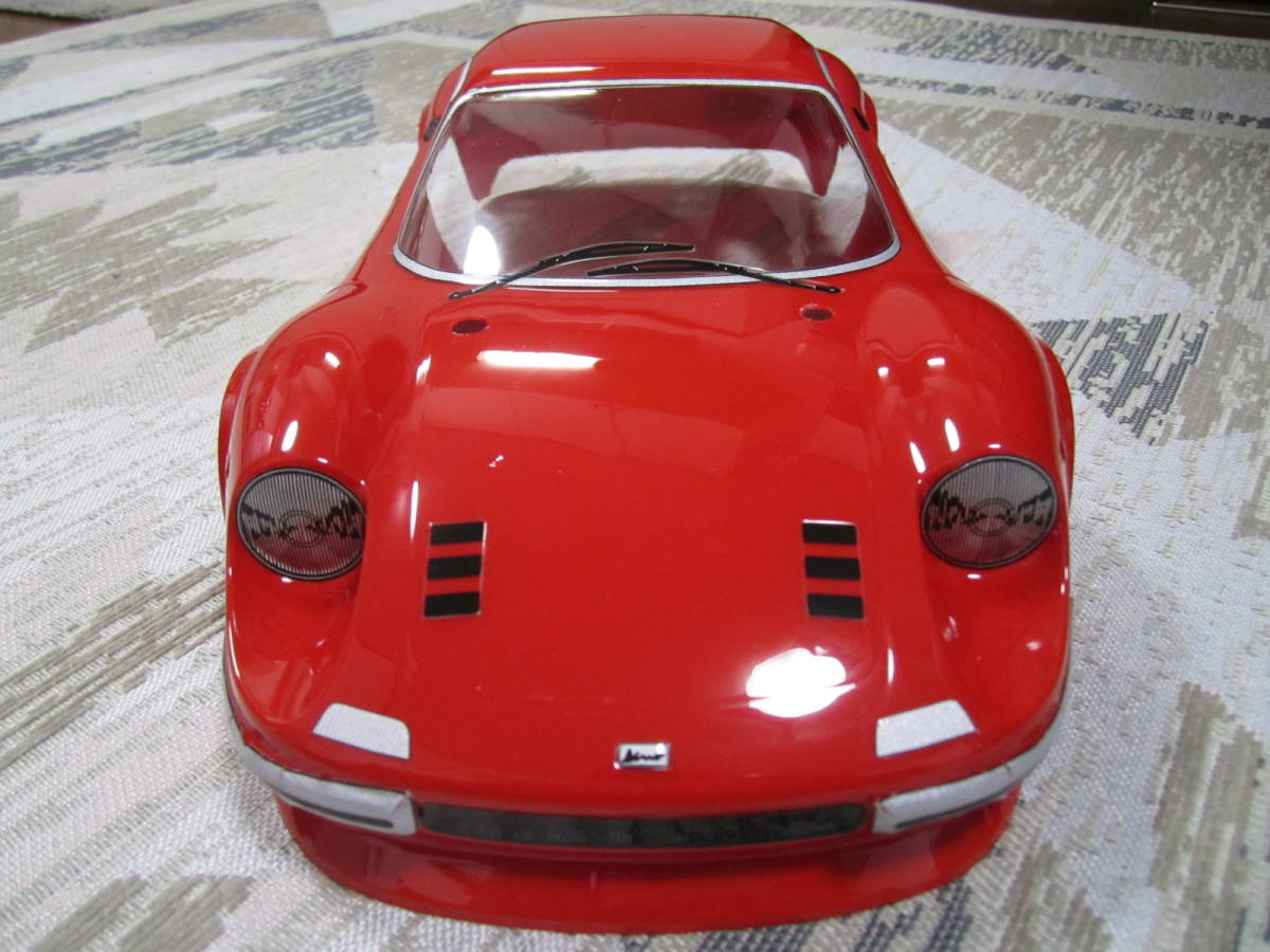 展示品 未使用 フェラーリ ディーノ1/10 ラジコン ボディ RC BODY SET Ferrari DINO 246GT 廃版 ABC HOBBY ディノ_画像3