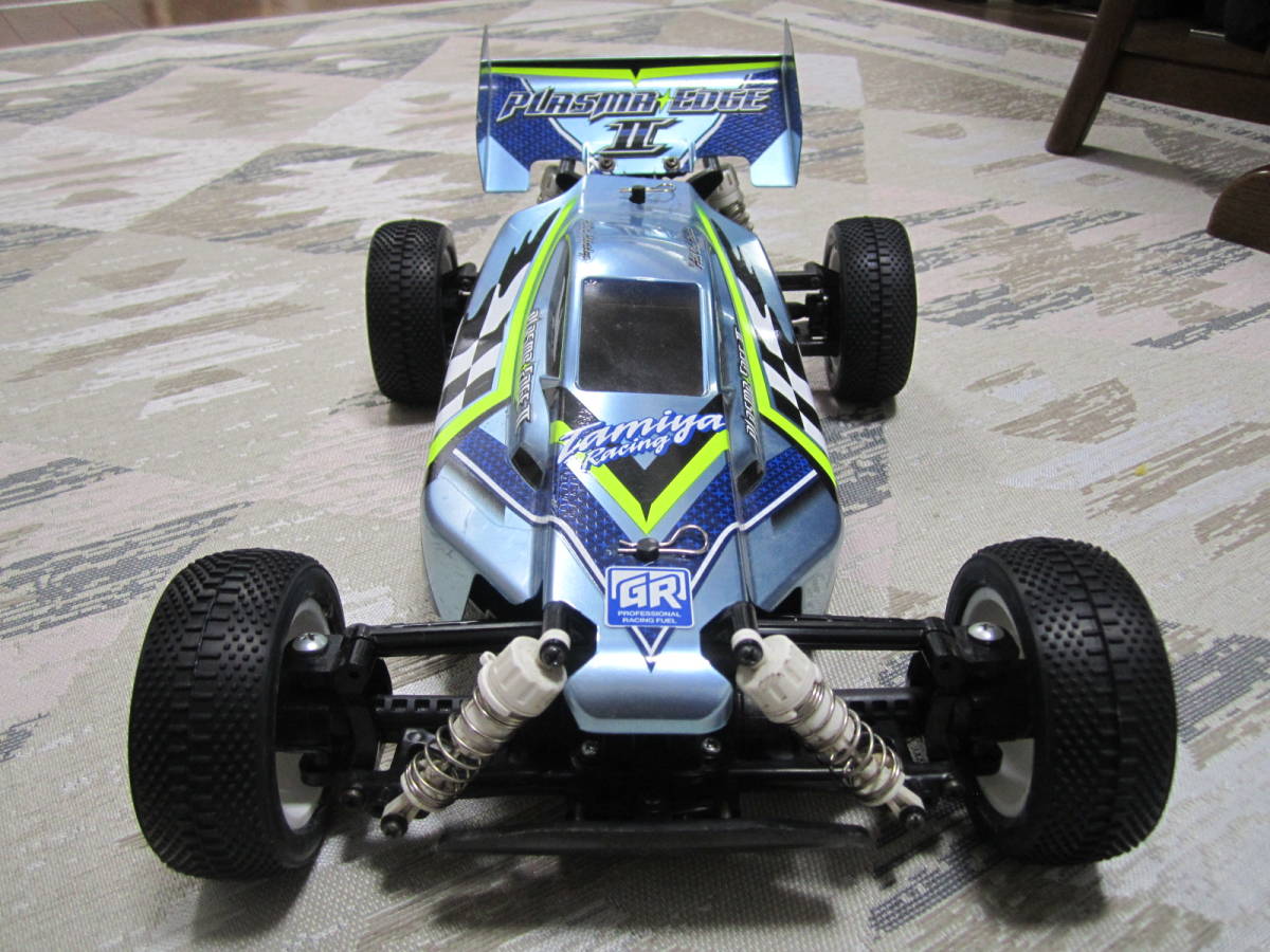 タミヤ ラジコン プラズマエッジ2 改 TT-02B すぐ遊べる全部セット 1/10 4WD R/C buggy Plasma Edge II TAMIYA EP R/C カスタム 大人気商品_フロント