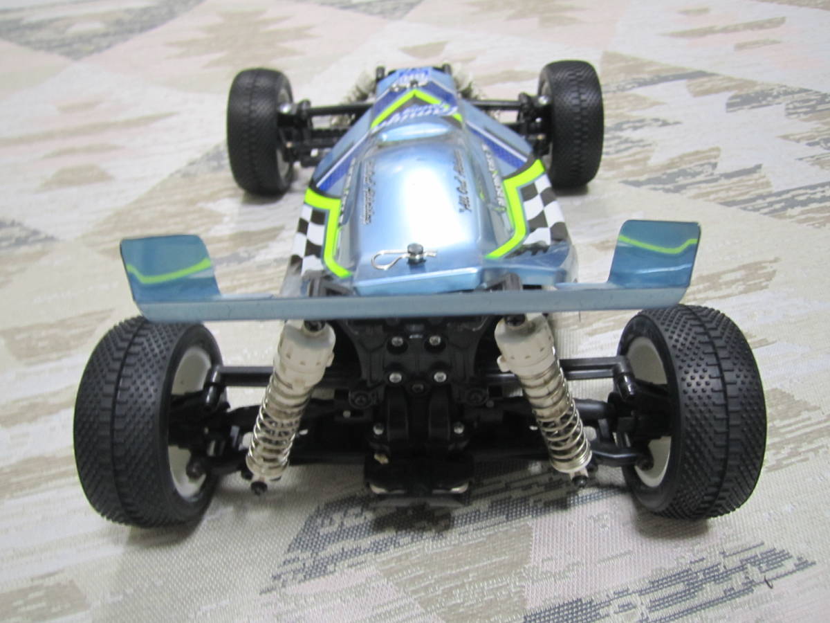 タミヤ ラジコン プラズマエッジ2 改 TT-02B すぐ遊べる全部セット 1/10 4WD R/C buggy Plasma Edge II TAMIYA EP R/C カスタム 大人気商品_後ろ