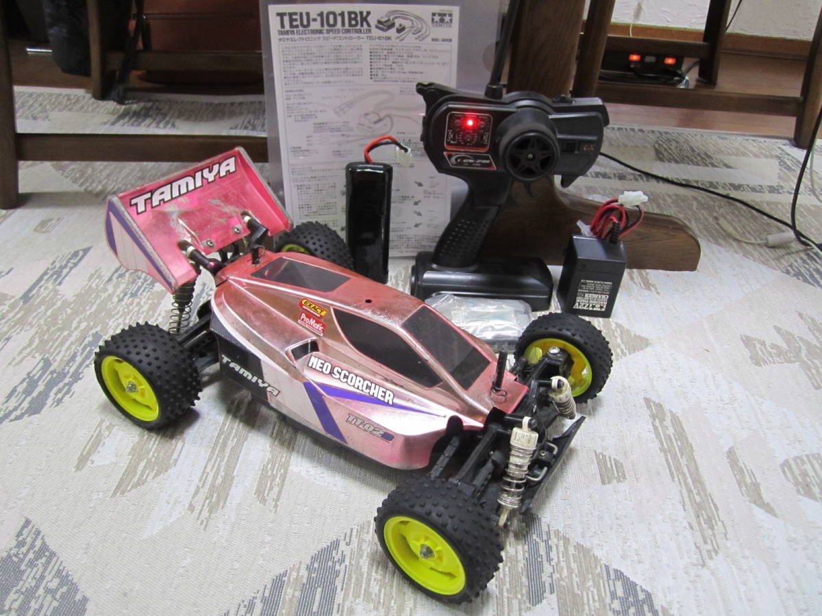 タミヤ ネオスコーチャー 2.4GHz すぐ遊べる全部セット 1/10 R/C 4WD HIGH PERFORMANCE OFF-ROAD RACER NEO SCORCHER TT-02B CHASSIS EP RC