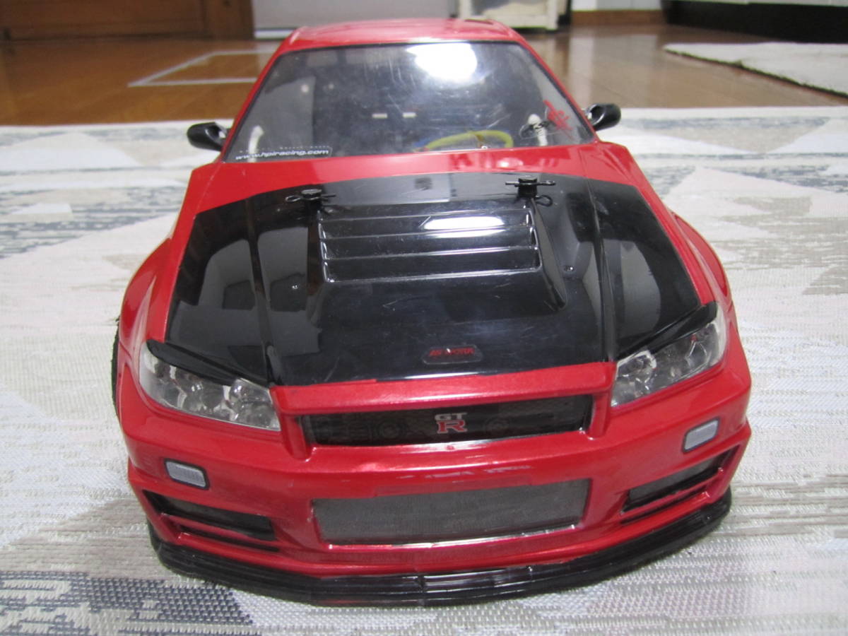 1/10 現行 2.4G TT-02 スカイライン カスタム 4WD high performance racing car フロントワンウェイ スポーツチューンモーター SKYLINE R/C