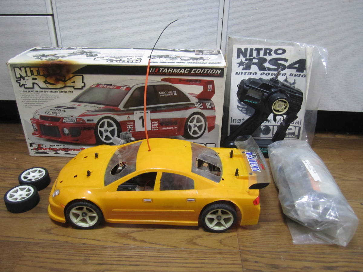 エンジン始動確認済み 1/10 HPI NITRO RS4 hpi racing ベンツ エンジン始動確認済み 1/10 HPI NITRO RS4 hpi racing ベンツ