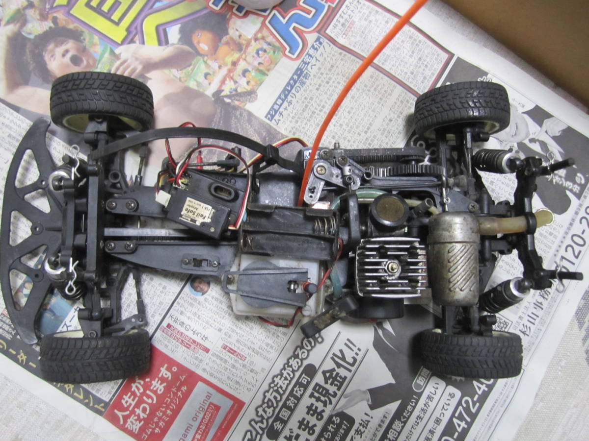 エンジン始動確認済み 1/10 HPI NITRO RS4 hpi racing ベンツ エンジン始動確認済み 1/10 HPI NITRO RS4 hpi racing ベンツ