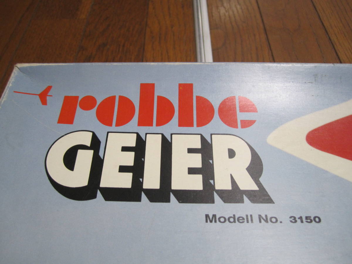 robbe GEIER Modell No.3150 模型 エンジン式 ラジコン 飛行機 昭和レトロ 当時物 廃版 正規輸入品 ドイツ製造 Made in W-Germany 西ドイツ