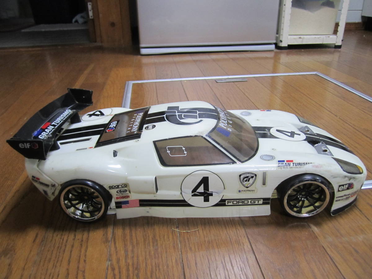 激レア HPI RACING 限定品 1/10 フォード GT40 グランツーリスモ Ver R/C ラジコン Ford LM レース カー SpecⅡ ボディセット リアウィング