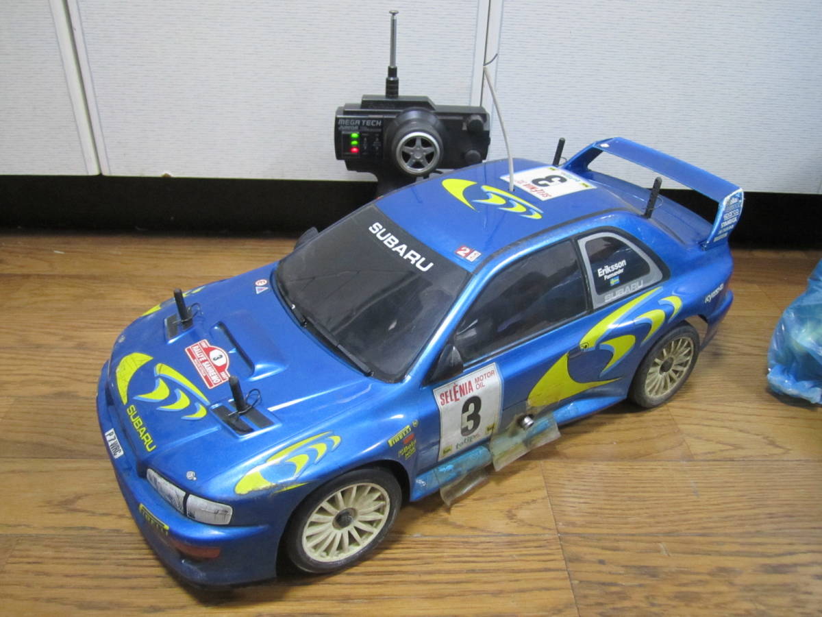 エンジン始動確認済み KYOSHO Super Eight 1/8 GP R/C ランドマックス スバルインプレッサ WRC 超大型 エンジン式ラジコン 大迫力 格安奉仕_お渡しする物