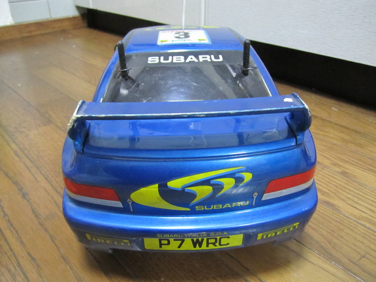 エンジン始動確認済み KYOSHO Super Eight 1/8 GP R/C ランドマックス スバルインプレッサ WRC 超大型 エンジン式ラジコン 大迫力 格安奉仕_画像10