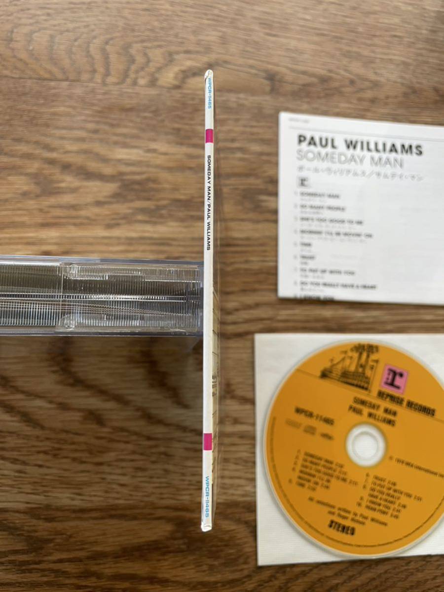 ポール・ウィリアムス Paul Williams サムデイ・マン SOMEDAY MAN 紙ジャケット仕様CD 国内盤 帯付き　ディスクユニオン帯付き_画像4