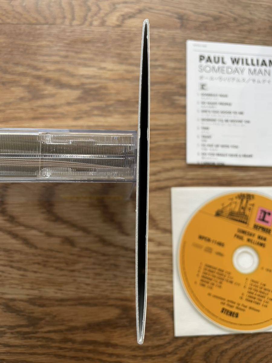 ポール・ウィリアムス Paul Williams サムデイ・マン SOMEDAY MAN 紙ジャケット仕様CD 国内盤 帯付き　ディスクユニオン帯付き_画像5