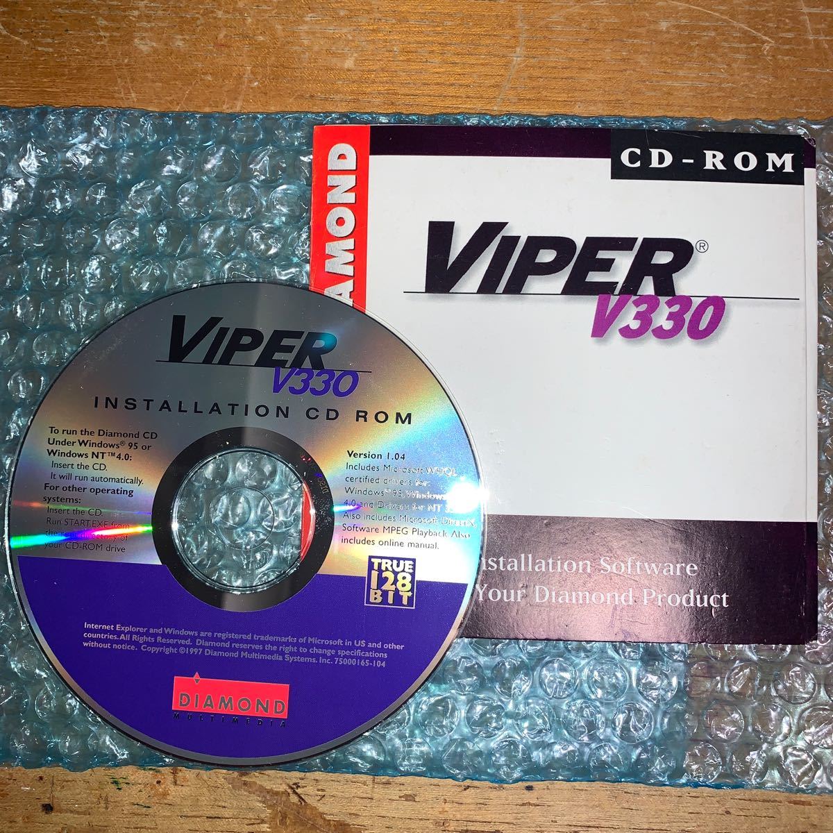 DIAMOND VIPER V330 デバイス・ドライバ CD-ROM_画像1