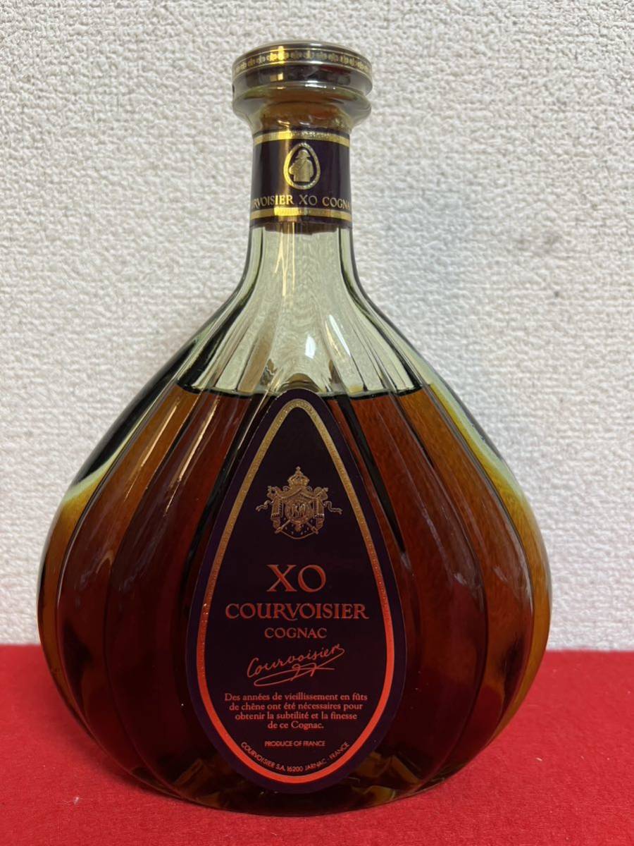 JP870＊古酒 未開栓品 XO COURVOISIER COGNAC クルボアジェ ブランデー 700ml 40%＊_画像1