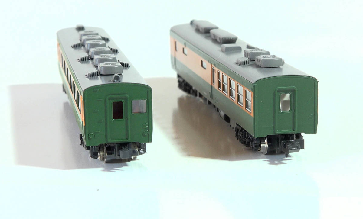 【F3JV47】KATO「サロ165」「サハシ165」計2両 ケースなし 165系急行形電車 中古Nゲージ ジャンク_画像7