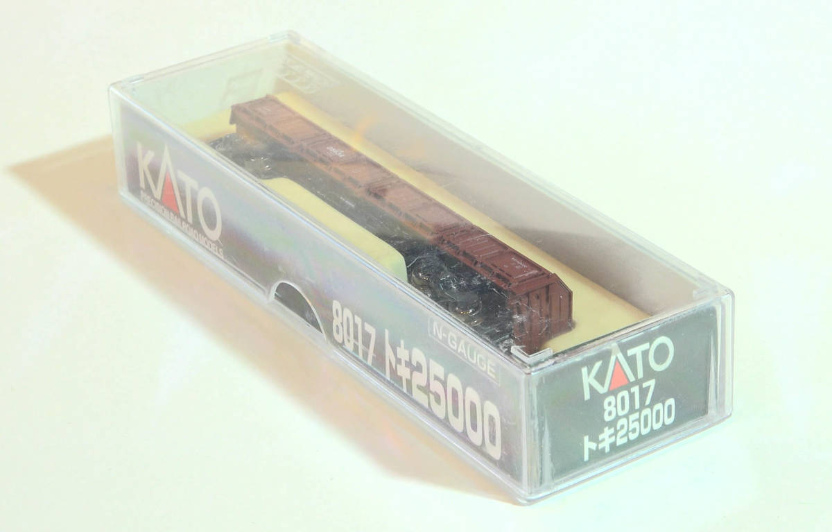 【G41105】KATO「No.8017　トキ25000」ケース付き　国鉄無蓋貨車　中古Nゲージ　ジャンク_画像1