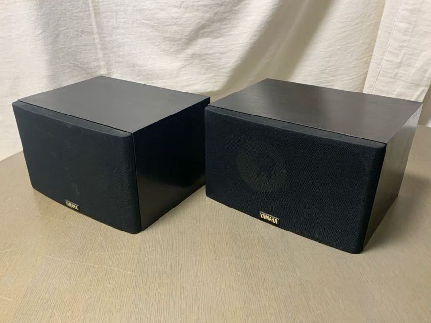 YAMAHA ヤマハ NS-3MX 30W Full Range Speaker System Left and Right Pair フルレンジ モニタースピーカー ブラック ペア 100サイズ発送_画像2