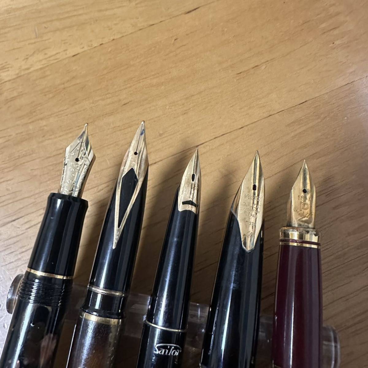 廃盤 万年筆 ボールペン 17本 まとめて 大量セット デスクペン PILOT パイロット PLATINUM SHEAFFER PARKER モンブラン 昭和レトロ vintage_画像6