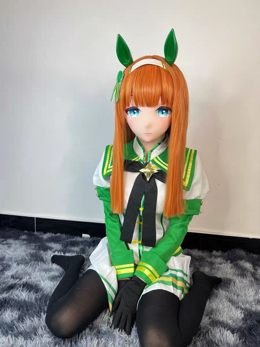 《即発送》【衣装付き・全頭面】サイレンススズカ 着ぐるみ マスク kigurumi なりきり 変装 美少女着ぐるみ ウマ娘