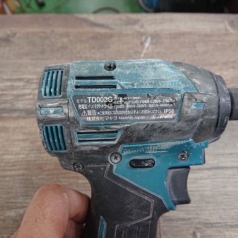 【中古現状品】MAKITA マキタ TD002G 40VMAX 充電式インパクトドライバの画像6