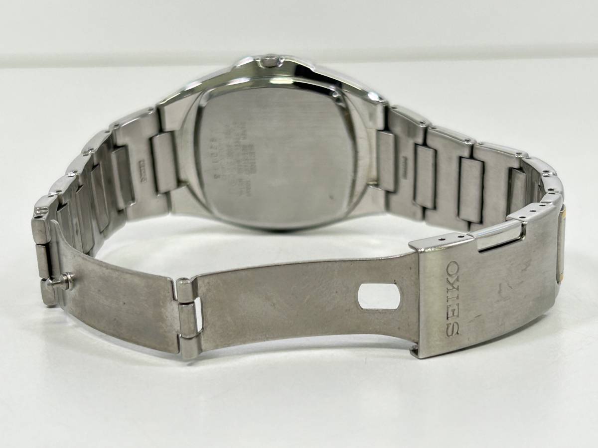 S0512-544 1284【1円スタート】 腕時計　セイコー　SEIKO　パーペチュアルカレンダー　8F32-5000　デイト　クォーツ　メンズ_画像6