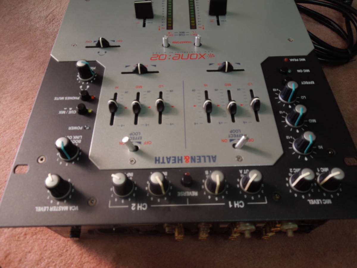 ALLEN&HEATH XONE:02 DJミキサー／ 中古動作確認品 良好 アレンアンドヒース _画像7