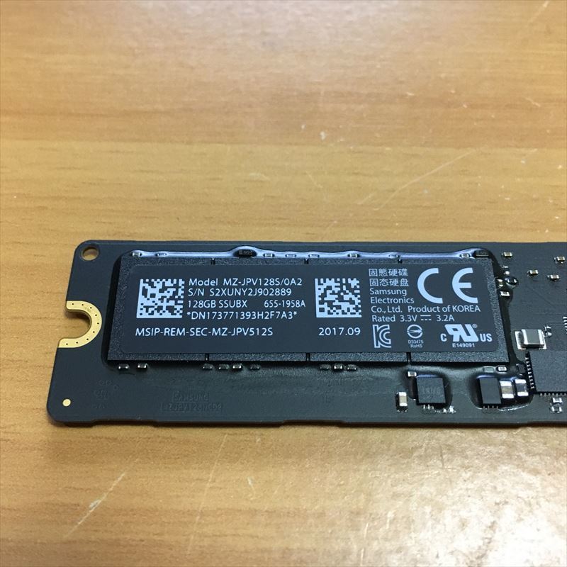 2) Apple 純正SSD Samsung 128GB MacBook Air iMac 2013-2017 Macbook Pro 2013-2015等_画像4