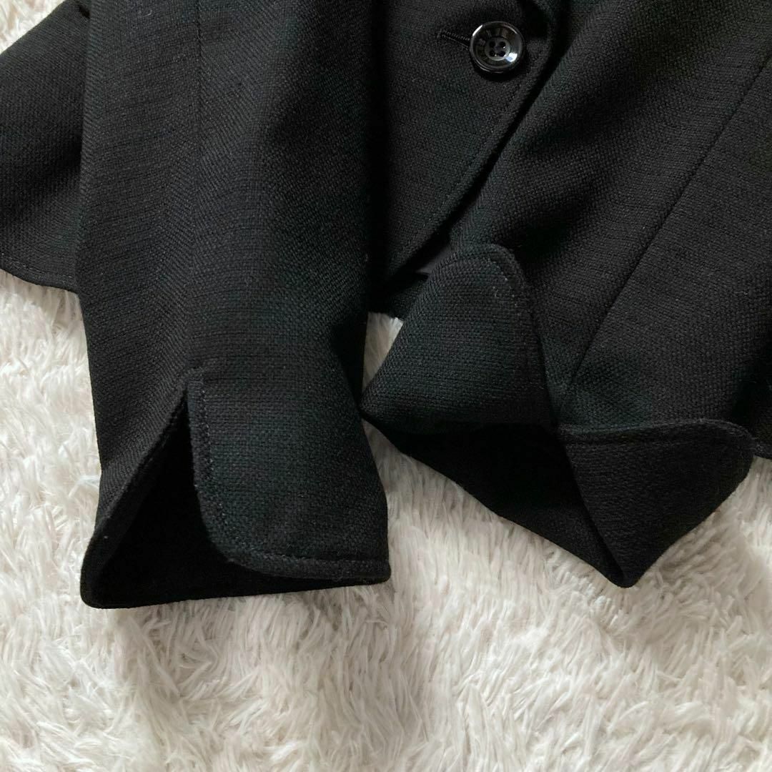 スーナウーナ　フレアスカート　セットアップスーツ　フォーマル　ビジネス　黒　美品　38サイズ　sunauna_画像4