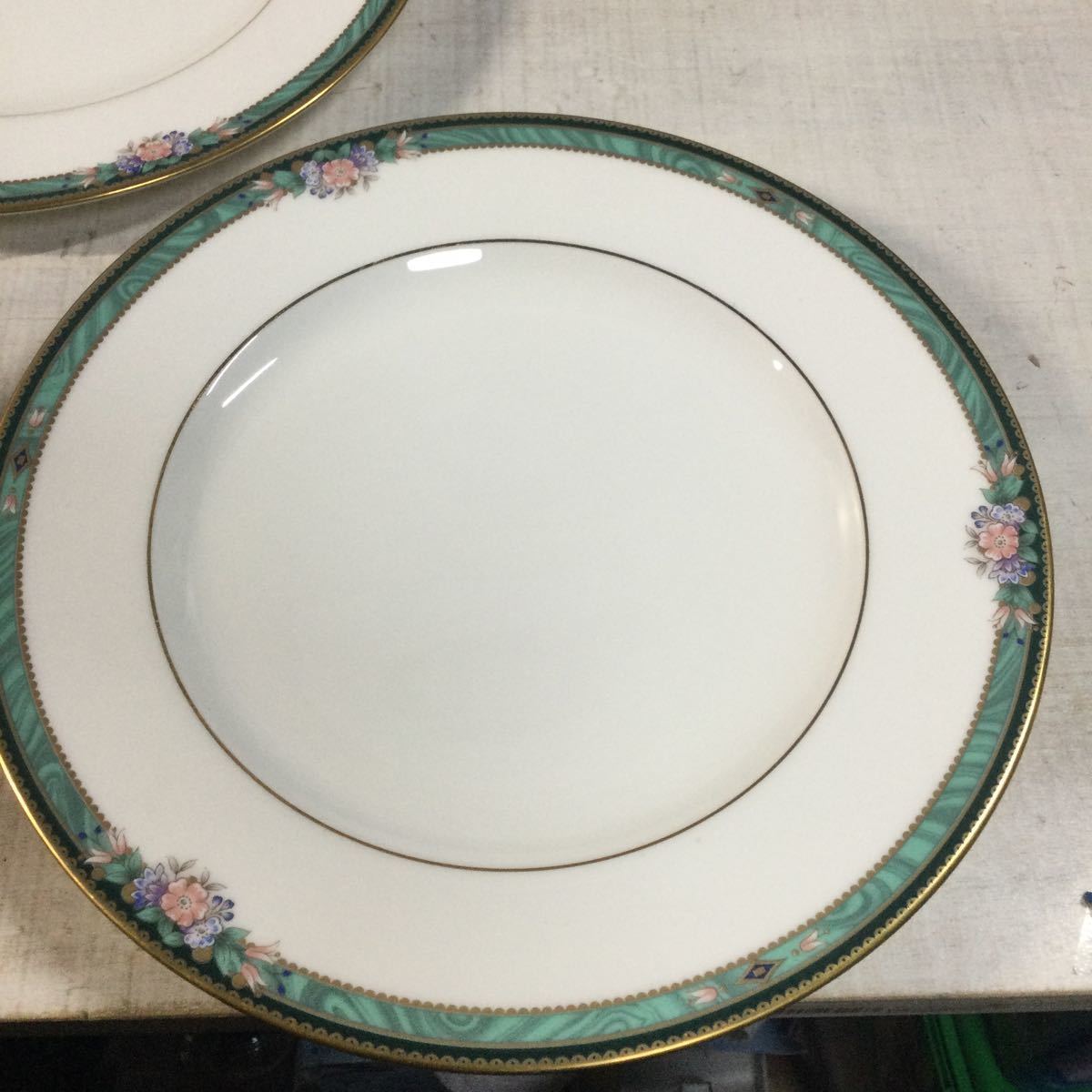 ノリタケ Noritake ディナープレート 洋食器 ASHBURY 10枚セット USED品_画像2