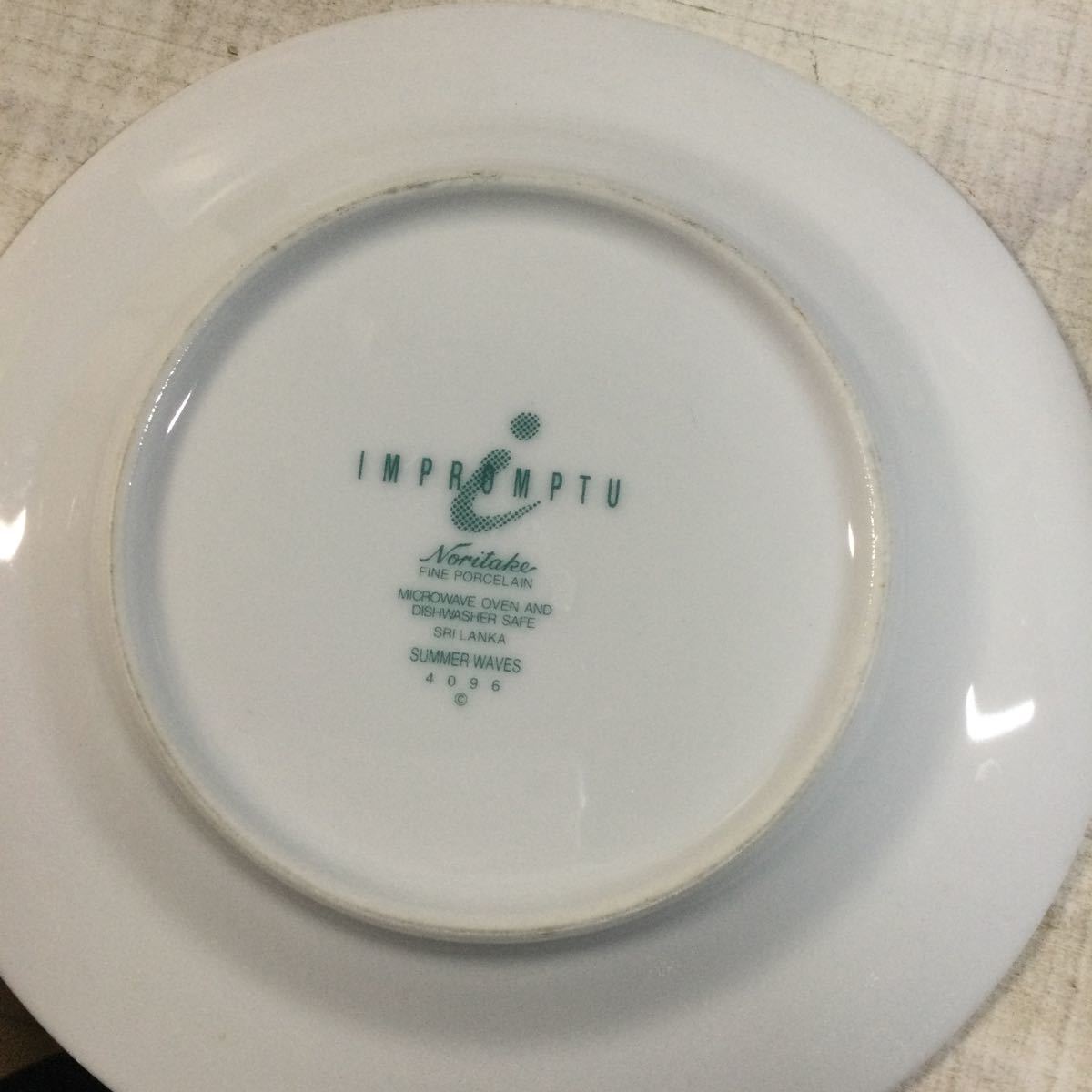 Noritake SUMMER WAVRS IMPROMPTU サマーウェイブ ノリタケ 洋食器 5客セット USED品_画像8