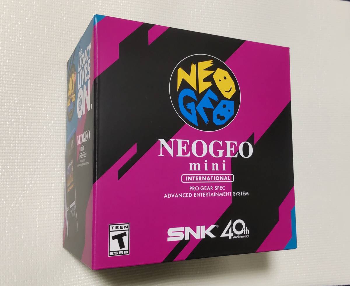 新品未開封　NEOGEO mini ネオジオ ミニ インターナショナル版