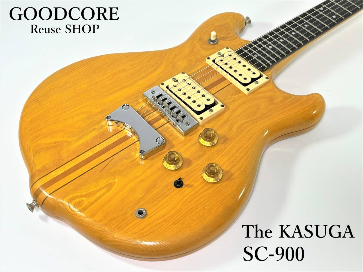 The KASUGA 春日 SC-900 スコーピオン エレキギター スルーネック シリアル 900907 1979年製 ハードケース付属●R512089_画像1