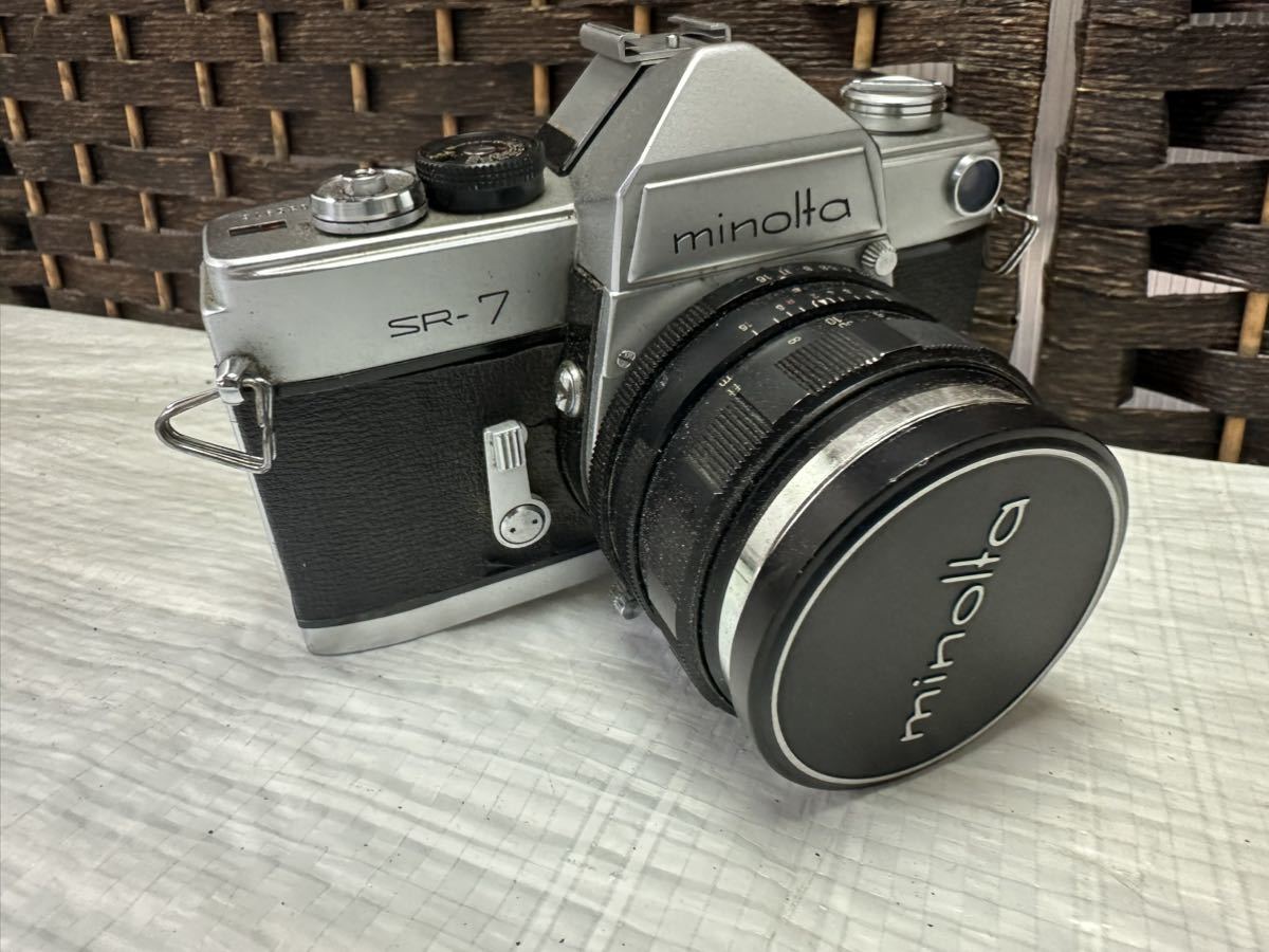 ミノルタ　SR-7 一眼レフ　フィルムカメラ 1:1.4 f=58mm_画像1