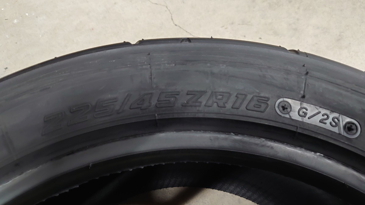 ヨコハマ アドバン ADVAN A050 225/45R16 G/2S 2本セット 新品_画像4