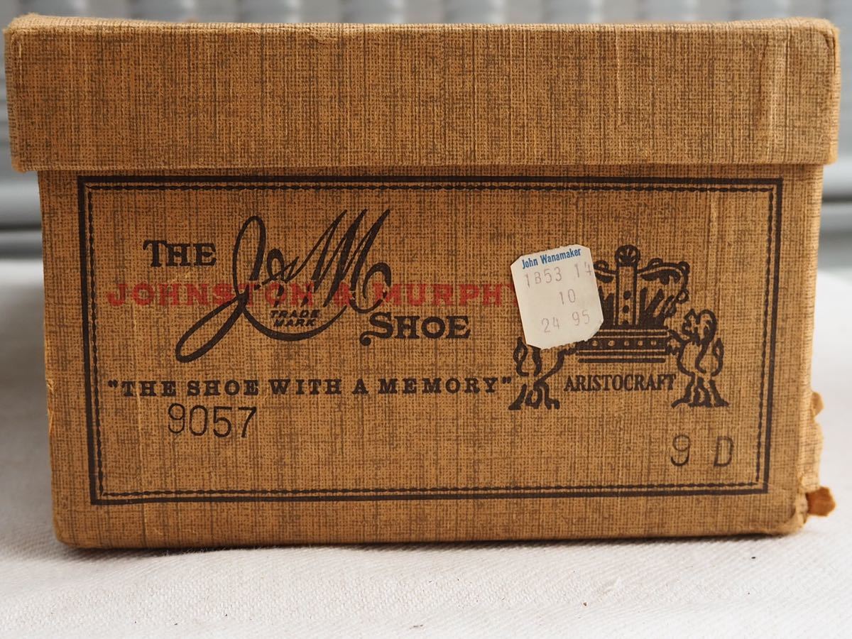 60s J&M Hand Sewn Front Slip-on shoes ジョンストンアンドマーフィー ブラックスリップオンシューズ_画像10