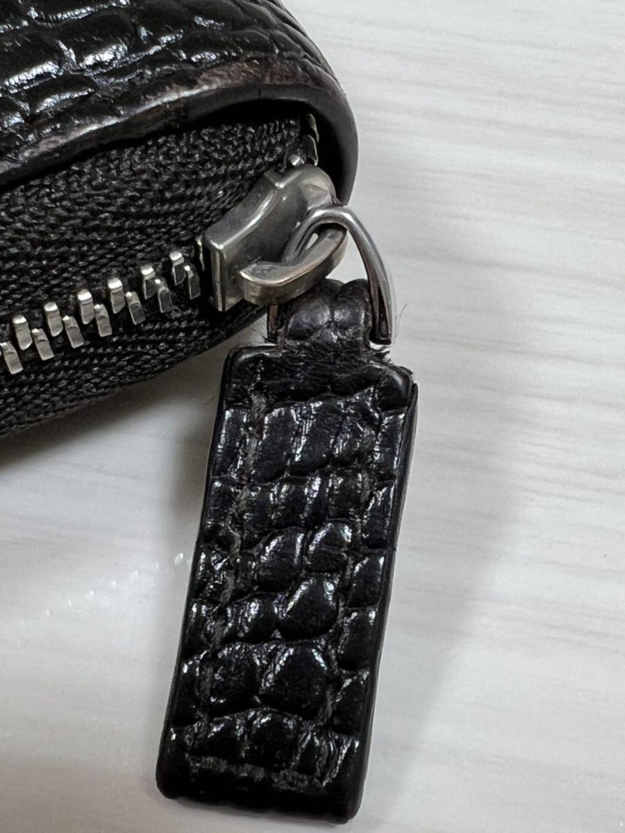 モンブラン 長財布 クロコ型押し MONTBLANC ラウンドファスナー モンブラン 長財布 クロコ型押し MONTBLANC ラウンドファスナー
