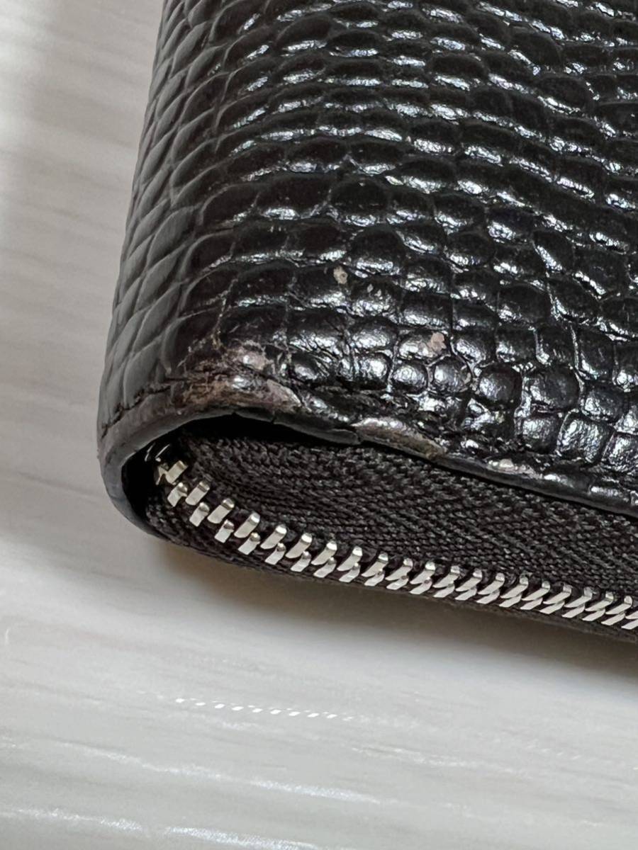 モンブラン 長財布 クロコ型押し MONTBLANC ラウンドファスナー モンブラン 長財布 クロコ型押し MONTBLANC ラウンドファスナー