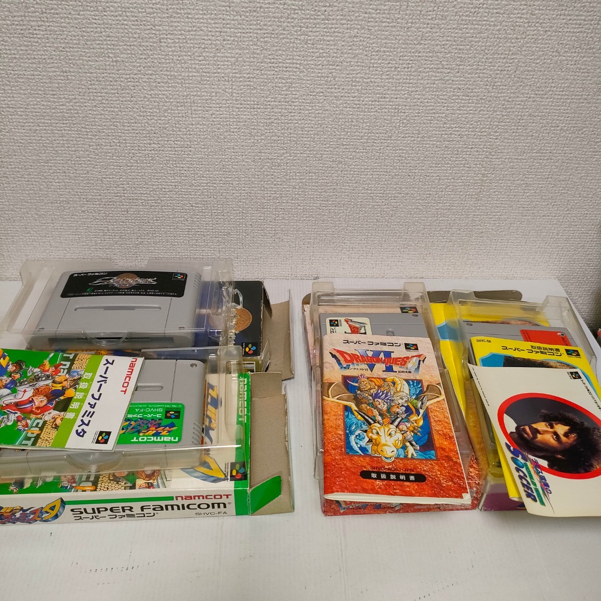 14 pcs set Fatal Fury special Dragon Quest Ⅵ Seiken Densetsu 2ji-ko Super Famicom set sale Junk large amount box instructions 