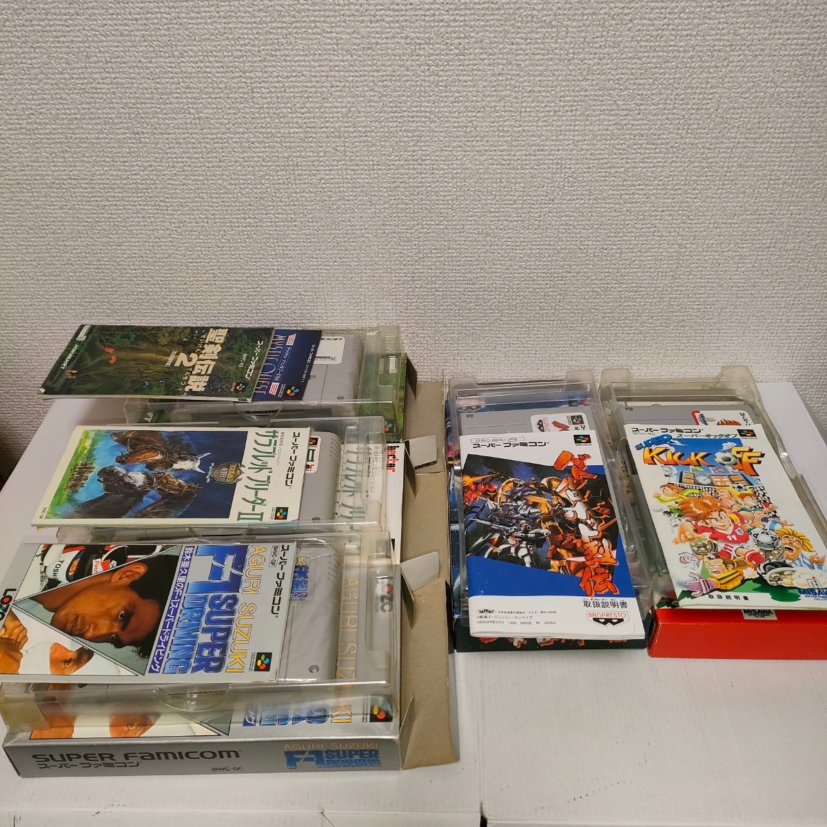 14 pcs set Fatal Fury special Dragon Quest Ⅵ Seiken Densetsu 2ji-ko Super Famicom set sale Junk large amount box instructions 