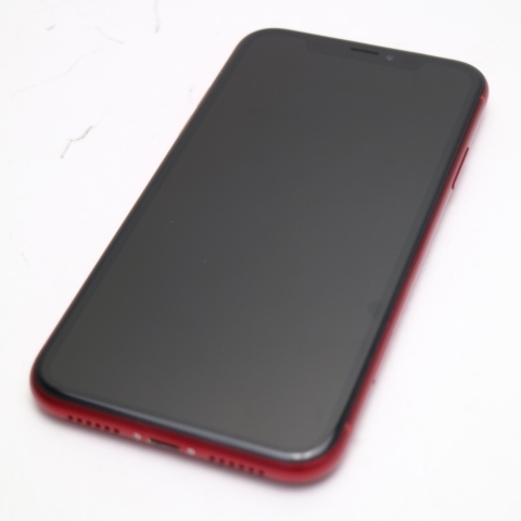 最も優遇 白ロム スマホ RED レッド 128GB iPhoneXR SIMフリー 美品