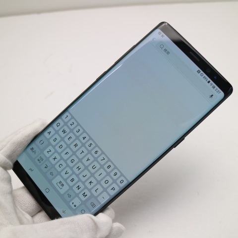 超美品 SCV37 Galaxy Note8 ブラック スマホ 即日発送 スマホ 白ロム 中古 au SAMSUNG あすつく 土日祝発送OK SIMロック解除済み_画像2