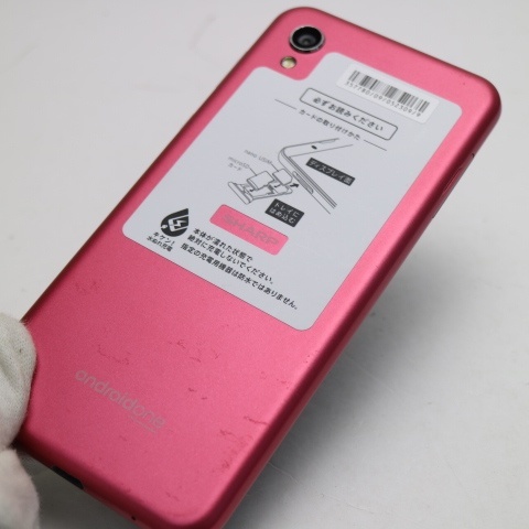 超美品 S5-SH Android One S5 ローズピンク スマホ 本体 白ロム 中古 あすつく 土日祝発送OK_画像3
