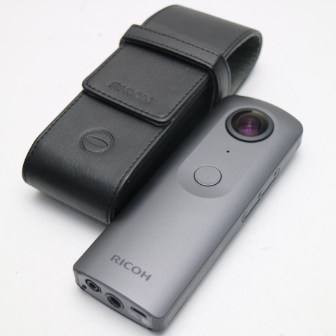 超美品 RICOH THETA V メタリックグレー 中古 RICOH あすつく 土日祝発送OK