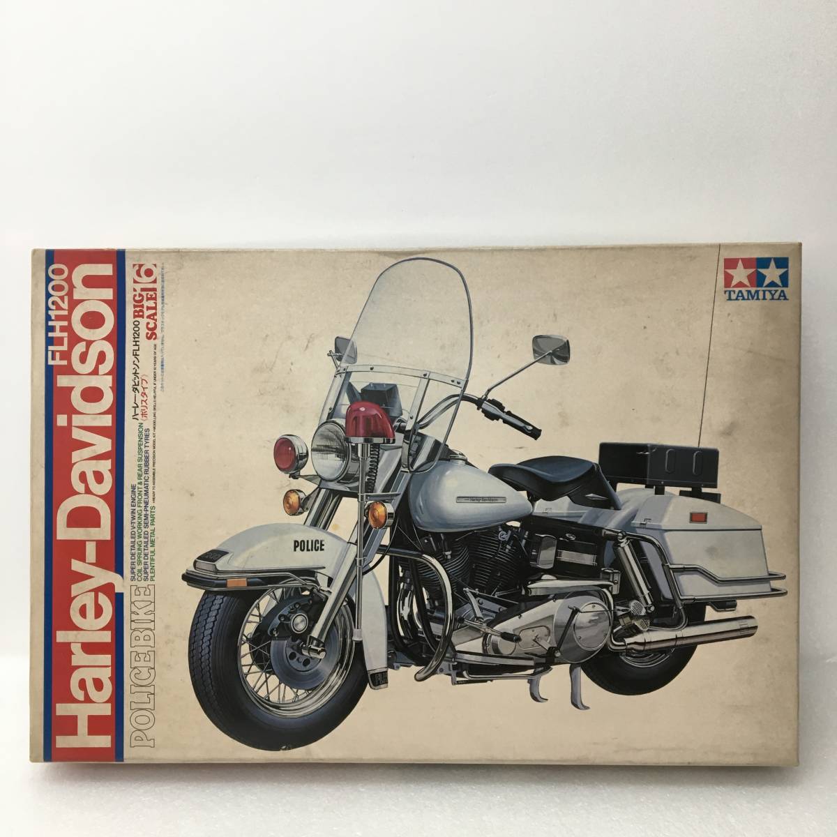 TAMIYA タミヤ 1/6スケール ハーレー(ポリスタイプ) Harley-Davidson FLH1200 POLICE BIKE ハーレーダビットソンプラモデル 未組立品_画像1