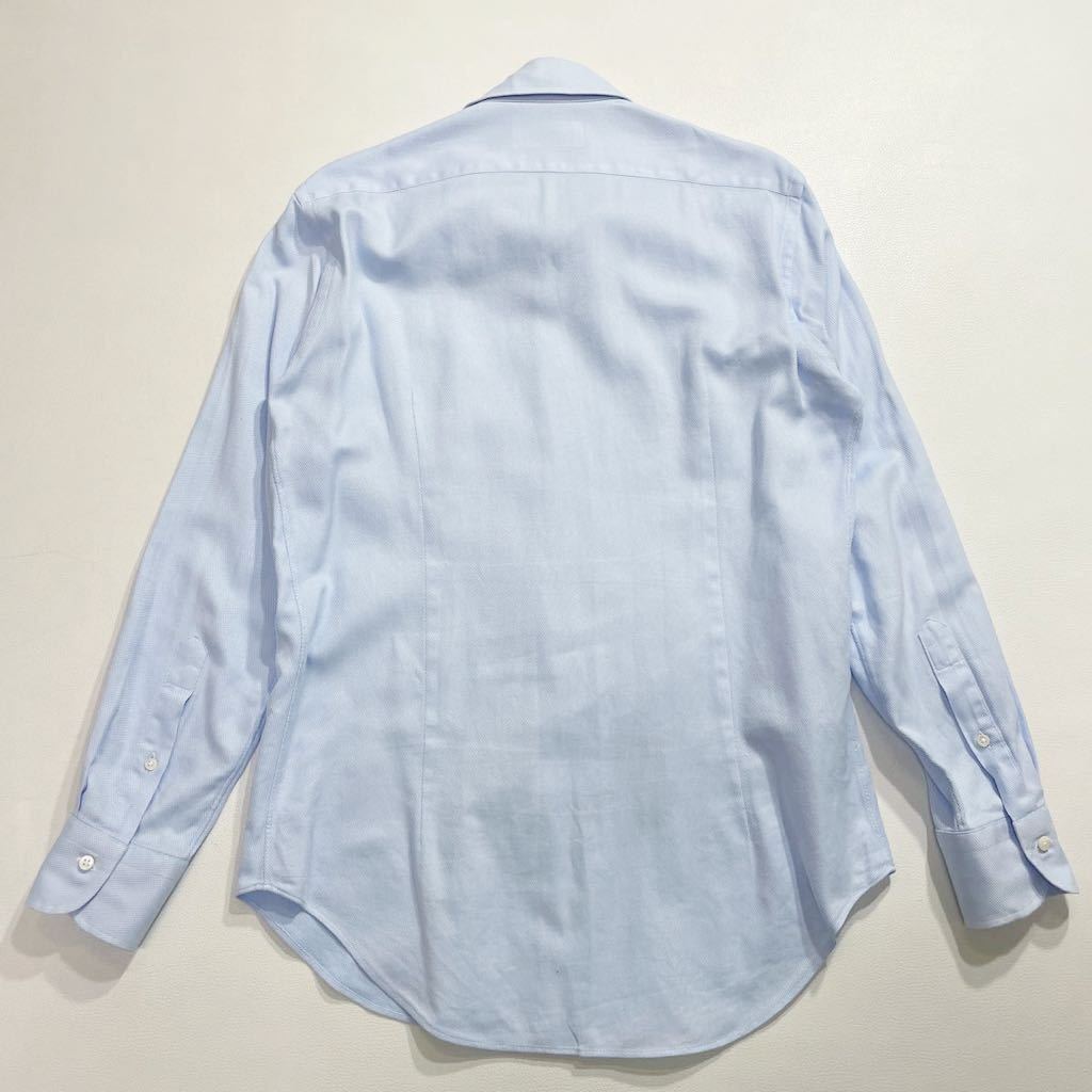267 Maker's Shirt 鎌倉 メーカーズシャツ カマクラ 長袖 ワイシャツ 225 Liberty SLIM FIT 日本製 ビジネス オフィス ライトブルー 40116Fの画像2