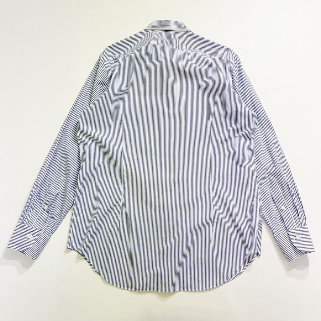 267 Maker's Shirt 鎌倉 メーカーズシャツ カマクラ ストライプ 長袖 ワイシャツ 225 Liberty CONTEMPORARY SLIM FIT 日本製 メンズ 40116M_画像2