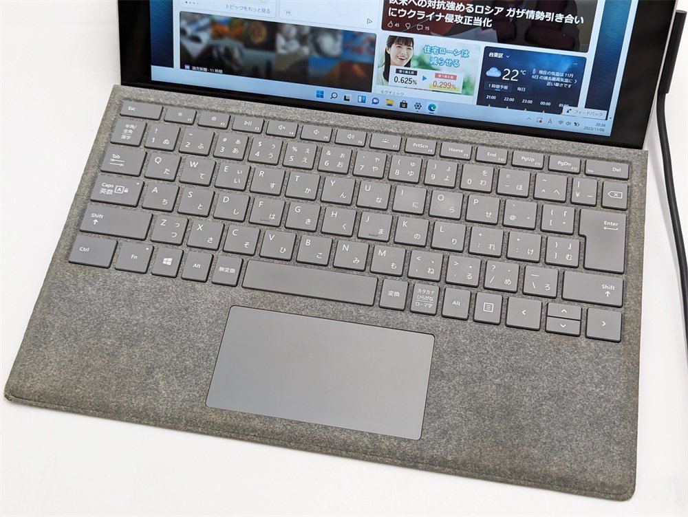 1円～ 訳あり タブレット マウス、キーボード付き Windows11 Office Microsoft Surface Pro 3 第4世代 i5 8GB SSD256GB Bluetooth カメラ_画像2