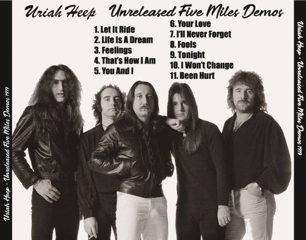 [CD] Uriah Heep / Unreleased Five Miles Demo ユーライア・ヒープ John Lawton ジョン・ロートン ハードロック_画像2