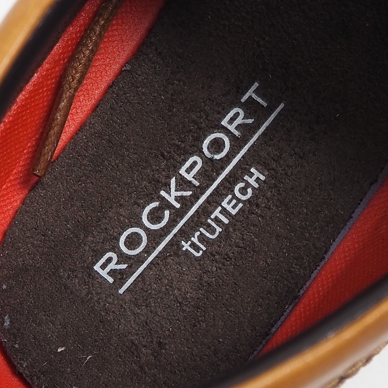 P959 未使用品 ロックポート truTECH 本革 プレーントゥ ROCKPORT ビジネスシューズ 25.5cm メンズ 紳士靴 e-13_画像7