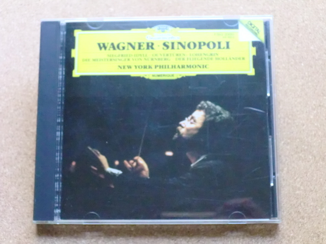 ＊【CD】ジュゼッペ・シノーポリ指揮／ワーグナー ジークフリート牧歌/序曲・前奏曲集（F35G20051）（日本盤）_画像1