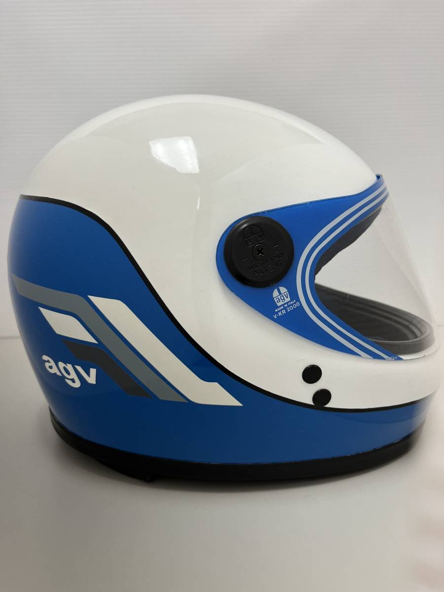 中古超美品！K・ロバーツ／Kenny Roberts／キング・ケニー／agv／KR2000-2／レプリカヘルメット／サイズ M_画像4