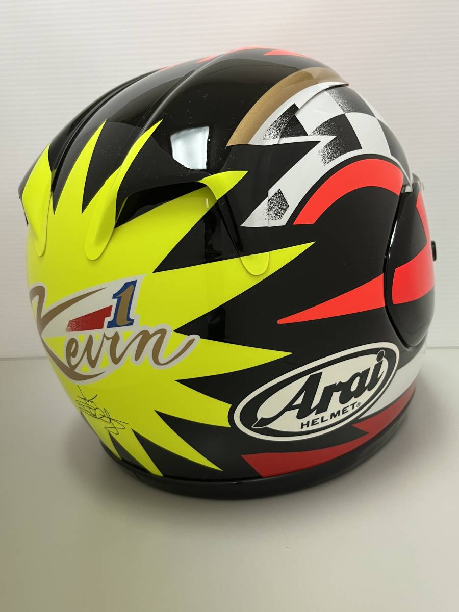 新品未使用超美品！ケビン・シュワンツ／KEVIN Schwantz／シグネーチャーモデルレプリカ／Arai／RX-7 RR2／サイズ M_画像4