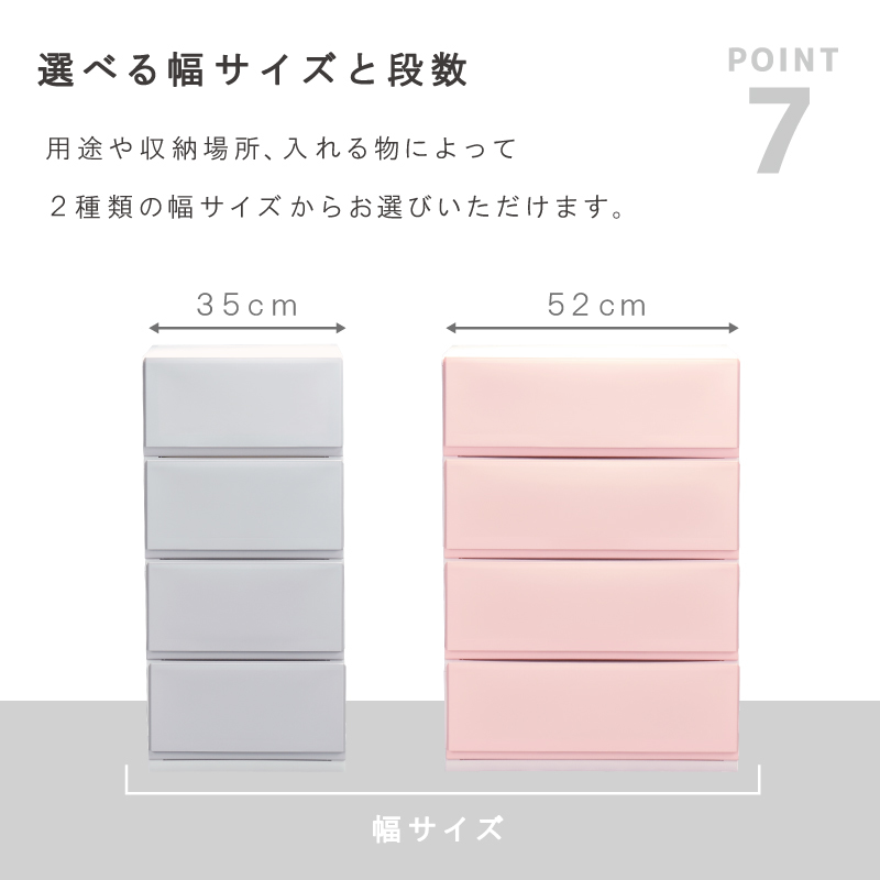 衣装ケース 収納ケース プラスチック 引き出し チェスト 3段 押入れ 衣替え クローゼット おしゃれ リップス353（オールブラック）_画像10